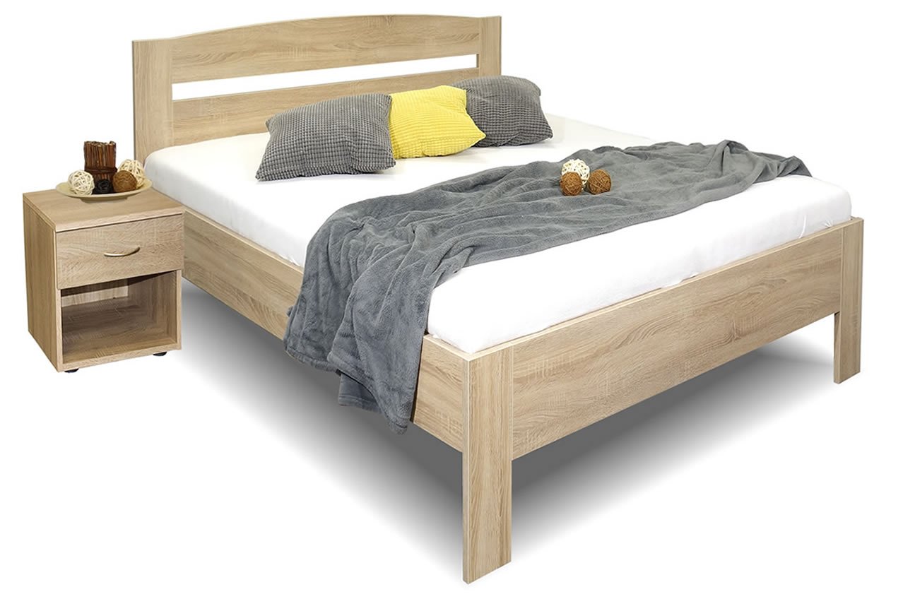 Zvýšená postel jednolůžko Maria 120x220