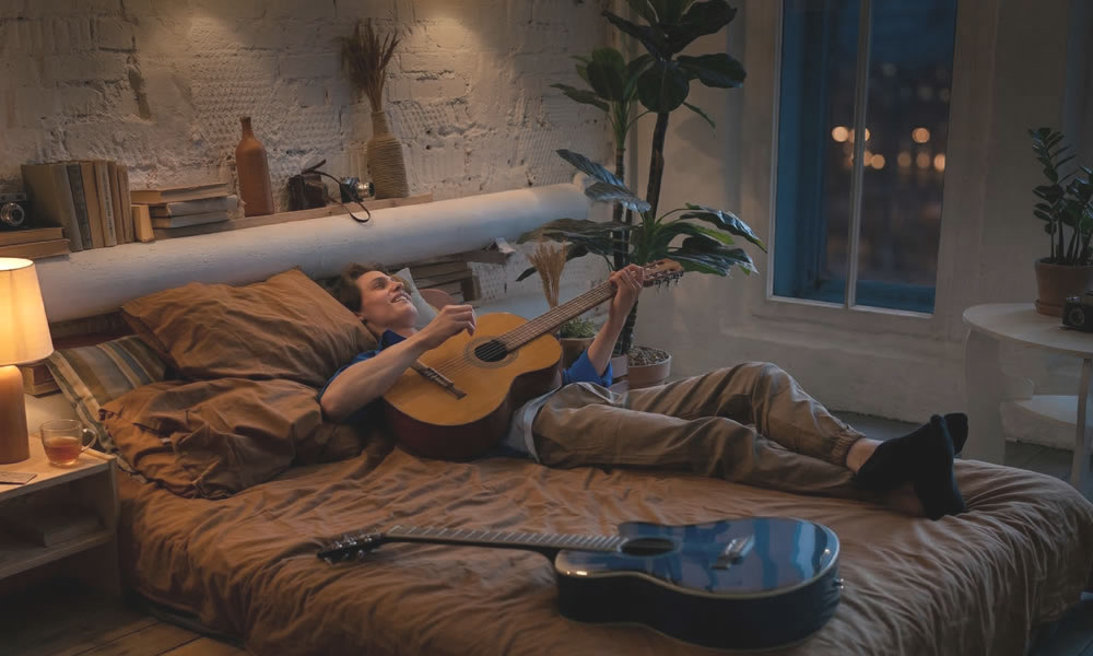 Poslech večerní hudby