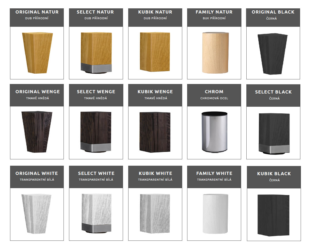 Nožky k posteli Venus VR