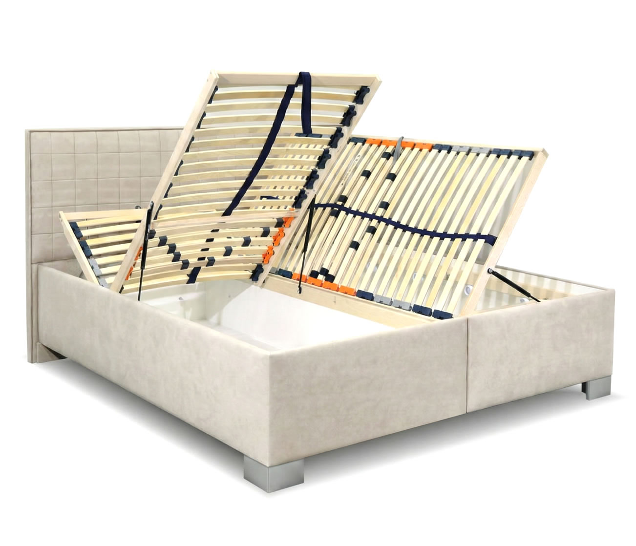 Praktický úložný prostor postele Belarona