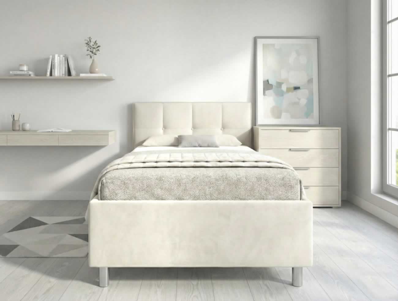 Rozměrové schéma postele Crissy