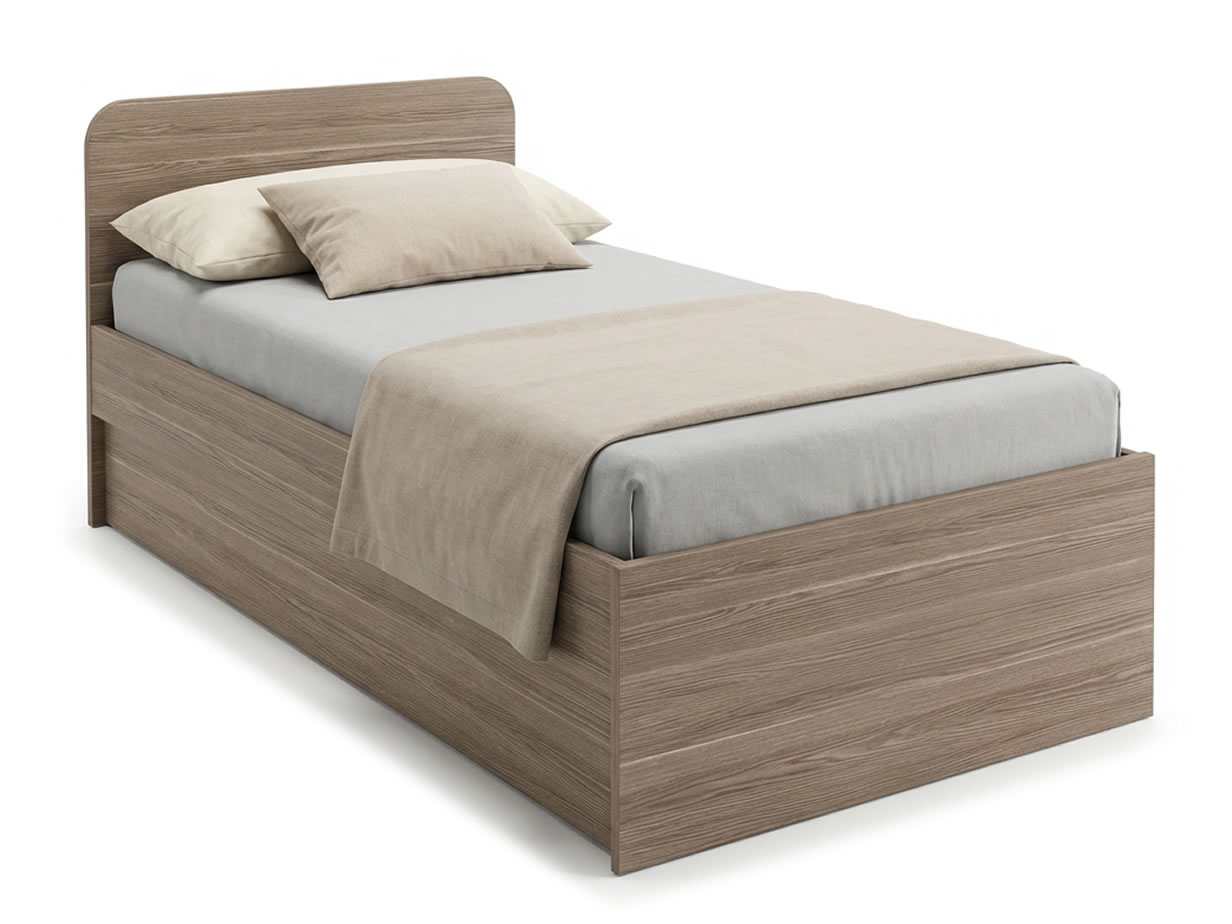 Detail materiálu postele OTO s úložným prostorem