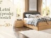 Letní výprodej postelí: Nová postel za cenu, která vás nenechá spát