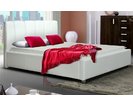 Čalouněná postel s úložným porstorem CASA 35008, bílá ekokůže, 180x200 cm Čalouněná postel s úložným porstorem CASA 35008, bílá ekokůže, 180x200 cm