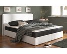 Americká postel boxspring CS89006, s matrací a úložným prostorem, 180x200 cm