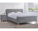 Čalouněná postel s úložným prostorem CS11472, šedá látka, 160x200 cm Čalouněná postel s úložným prostorem CS11472, šedá látka, 160x200 cm