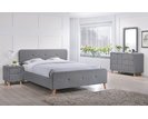 Čalouněná postel s úložným prostorem CS11472, šedá látka, 160x200 cm Čalouněná postel s úložným prostorem CS11472, šedá látka, 160x200 cm