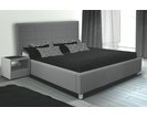 Čalouněná postel s úložným porstorem CS35010, šedá ekokůže, 180x200 cm Čalouněná postel s úložným porstorem CS35010, šedá ekokůže, 180x200 cm