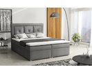 Americká postel boxspring CS34011, s matrací a úložným prostorem, 160 x 200 cm