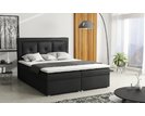 Americká postel boxspring CS34011, s matrací a úložným prostorem, 140x200 cm