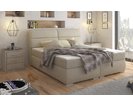Americká postel boxspring CS89008, s matrací a úložným prostorem, 180x200 cm