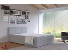Americká postel boxspring CS89011, s matrací a úložným prostorem, 140x200 cm