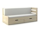 Rozkládací postel s úložným prostorem FLEXI A, pravá, lamino