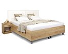 Čalouněná postel dvoulůžko s úložným prostorem LA FINESA