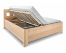 Postel z masivu s úložným prostorem Erika, masiv buk