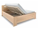 Postel z masivu s úložným prostorem Linda, masiv buk