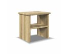 Noční stolek policový Monika dub