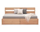 Rozkládací postel s úložným prostorem FLEXO - bez čel, masiv buk