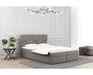 Alma postel - šedá barva Alma postel - šedá barva