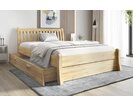 Dřevěná postel Nordica, 140x200cm, masiv borovice