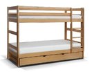 Patrová postel s rošty Twister, masiv buk Patrová postel s rošty Twister, masiv buk