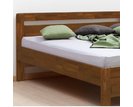 Zvýšená postel z masivu Karlo-oblé, masiv dub cink