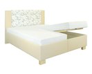 Zvýšená čalouněná postel s úložným prostorem Laura Zvýšená čalouněná postel s úložným prostorem Laura