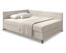Čalouněná postel s čely a úložným prostorem Elite, 140x200 cm