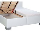 Zvýšená čalouněná postel s úložným prostorem Doris de Luxe