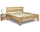 Zvýšená postel dvoulůžko z masivu Orfeus, masiv buk