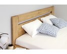 Zvýšená postel dvoulůžko z masivu Orfeus, masiv buk