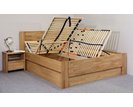 Postel s úložným prostorem Trinity 2, masiv buk