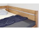 Postel z masivu Academia, 120x200, masiv buk, Pravá