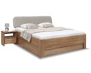 Postel z masivu buku s úložným prostorem Casanova 1