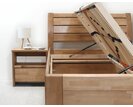 Postel dvoulůžko z masivu Concepta - boční výklop Postel dvoulůžko z masivu Concepta - boční výklop