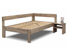 postel jednolůžko Tiffany 120x200, masiv buk, Levá