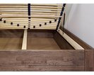 Postel s úložným prostorem Trinity, masiv dub, 140x200