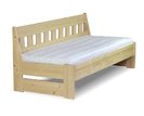 Rozkládací postel ze smrku ARLETA TWIN