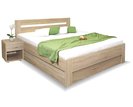 Manželská postel s úložným prostorem, boční výklop LADA 180x210, 180x220