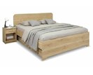 Manželská postel s úložným prostorem OTO, boční výklop