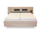 Manželská postel s úložným prostorem Salmia, s nočními stolky, 160x200, 180x200