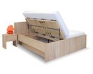 Manželská postel s úložným prostorem Tropea, 160x200, 180x200