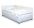 Zvýšená čalouněná postel s úložným prostorem Ryana, 90x200