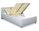 Zvýšená čalouněná postel s úložným prostorem Lyoneta, 120x200, světle šedá Zvýšená čalouněná postel s úložným prostorem Lyoneta, 120x200, světle šedá
