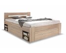 Postel s úložným prostorem Nepoli 140 , dub sonoma