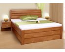 Zvýšená postel s úložným prostorem CONCEPTA 1, masiv buk, 140x200
