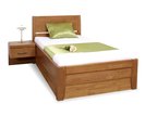 Zvýšená postel s úložným prostorem CONCEPTA 2, masiv buk, 120x200