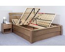 Zvýšená postel s úložným prostorem CONSTANTA, masiv buk