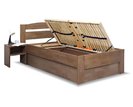 Rošty - postel s úložným prostorem ANTONIO, 90x200, masiv buk