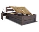 Rošty - postel s úložným prostorem 90x200 NICOLAS, masiv buk